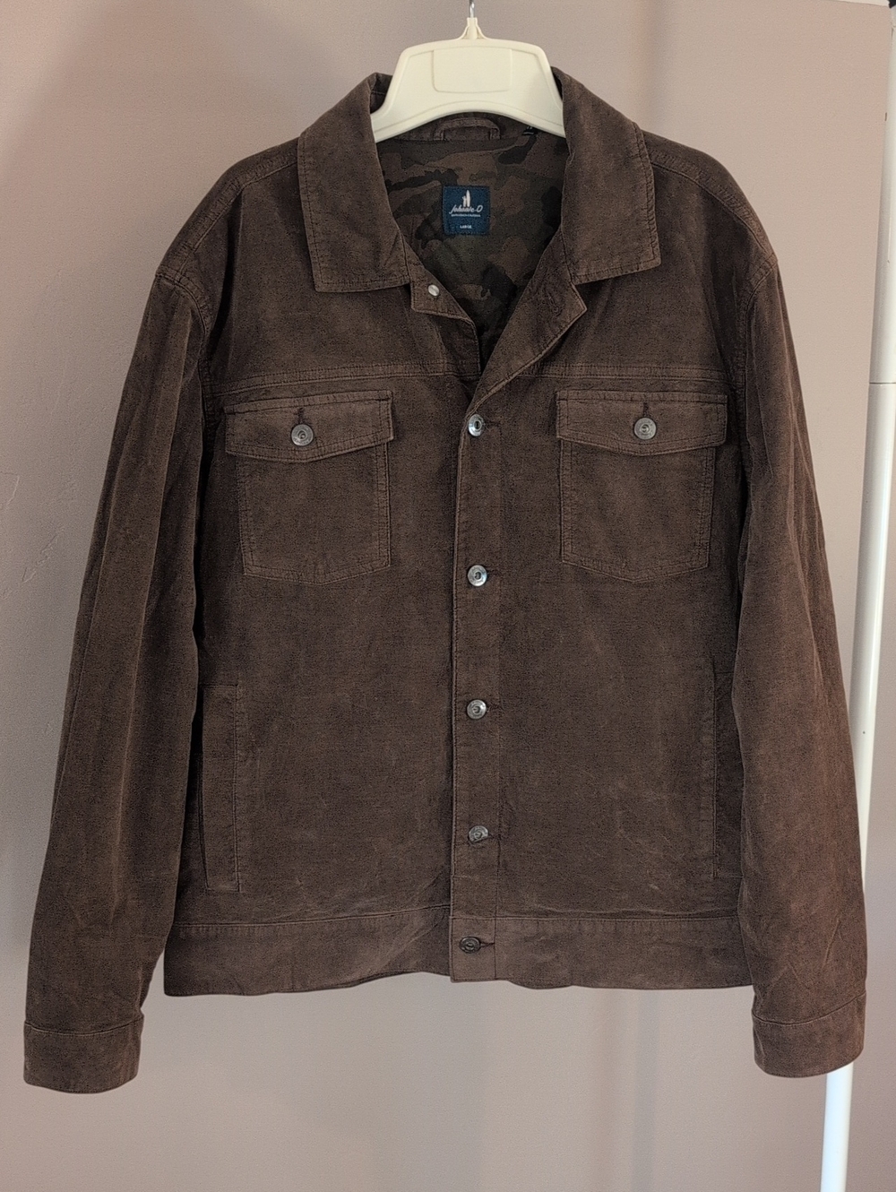 Johnnie-O Brown Corduroy Jacket Rett